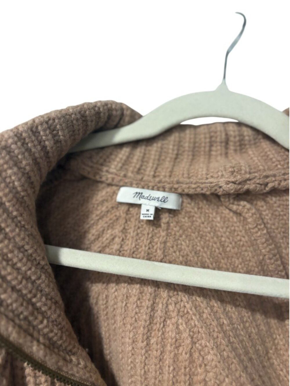 Madewell Ribbed Zip Cardigan Sweater - Picture 7 of 9